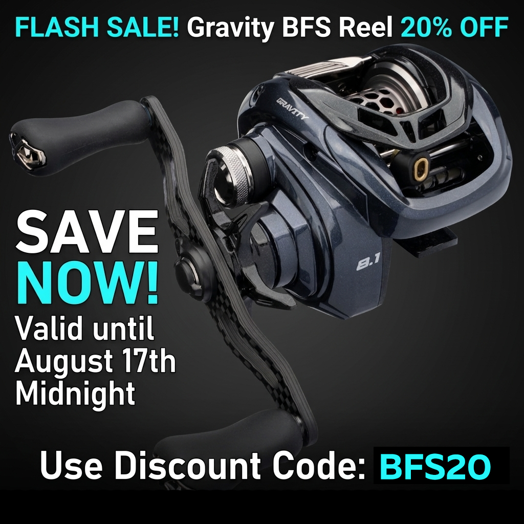 ARK Fishing Gravity BFS Casting Reel - LH