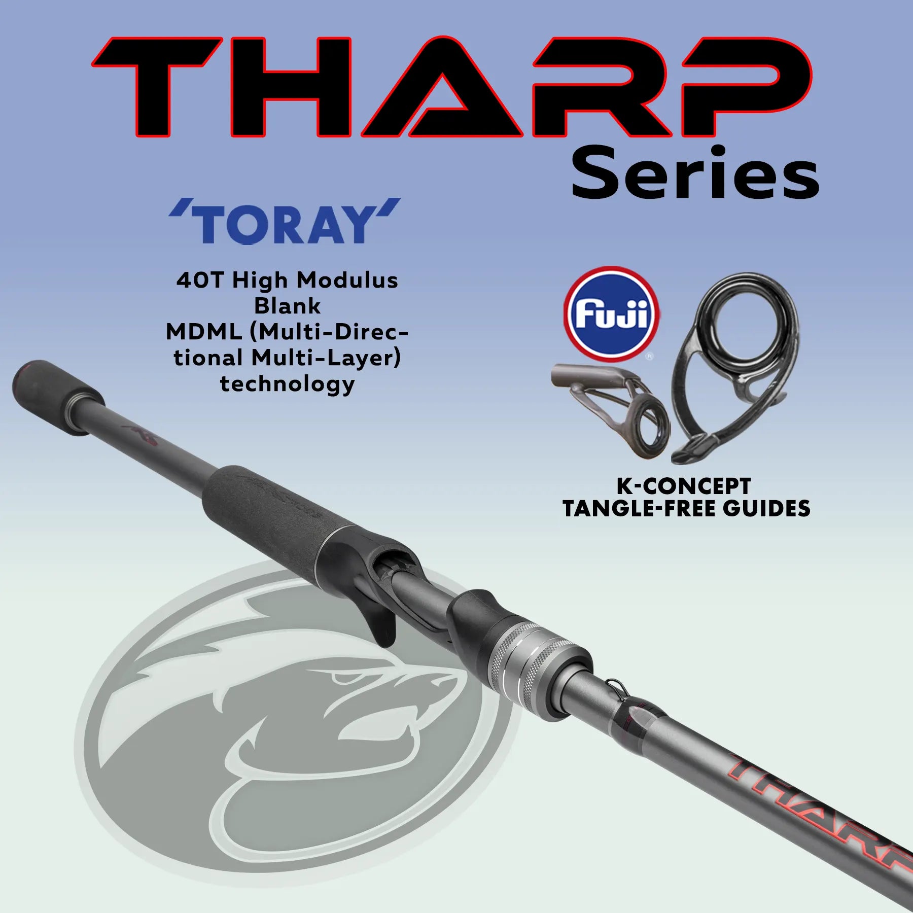 2024 Tharp Series Casting Rod – ARKFishing