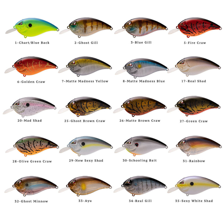 ARK Elite Z-Series Flatside Crankbait