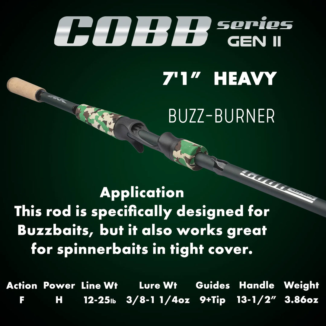bc fishing poles Buck's Graphite Crappie Casting Rods salt tough components Cobb Series Gen II Casting