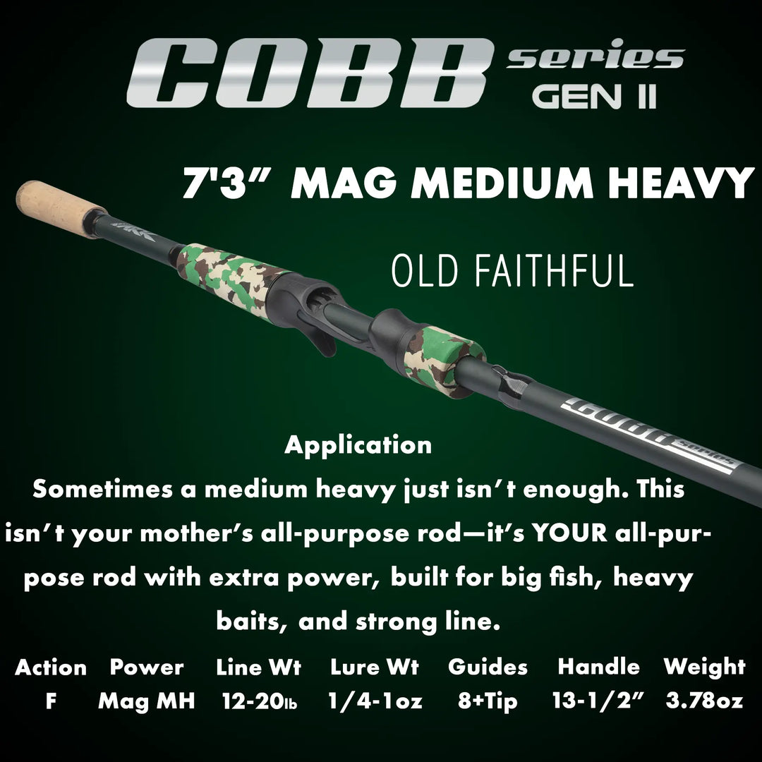 Ark Cobb Series Gen II Casting Rod One More BC72MFC
