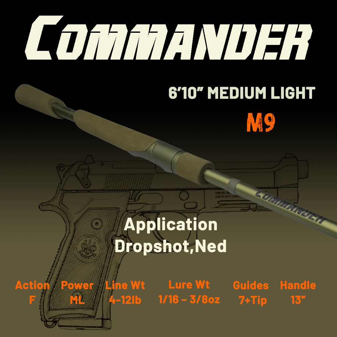 Commander Series Spinning Rod