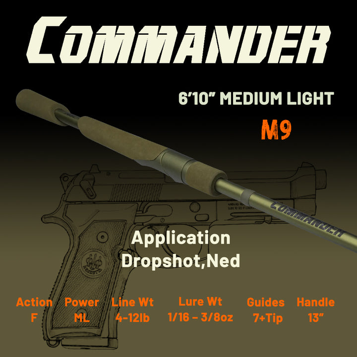 Commander Series Spinning Rod
