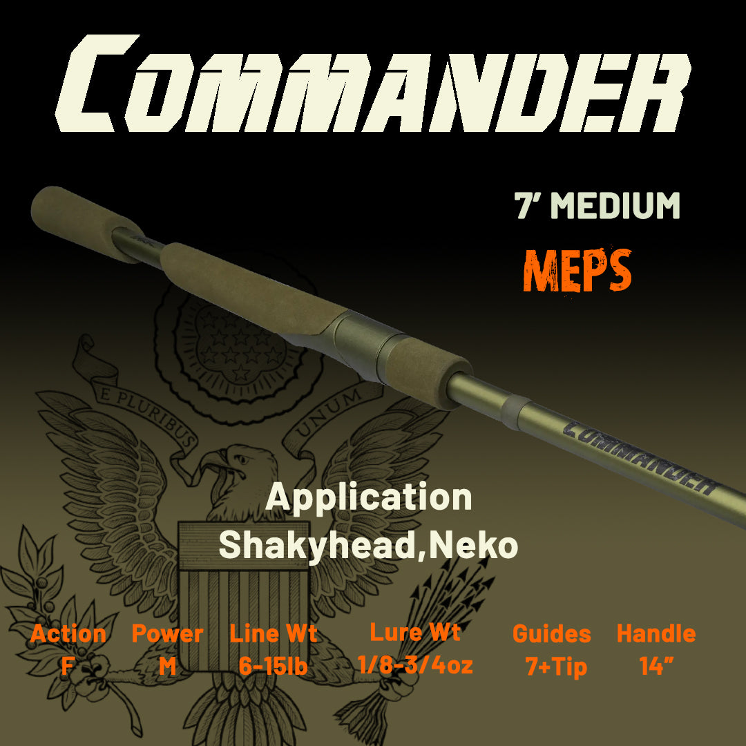 Commander Series Spinning Rod