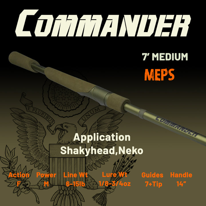 Commander Series Spinning Rod