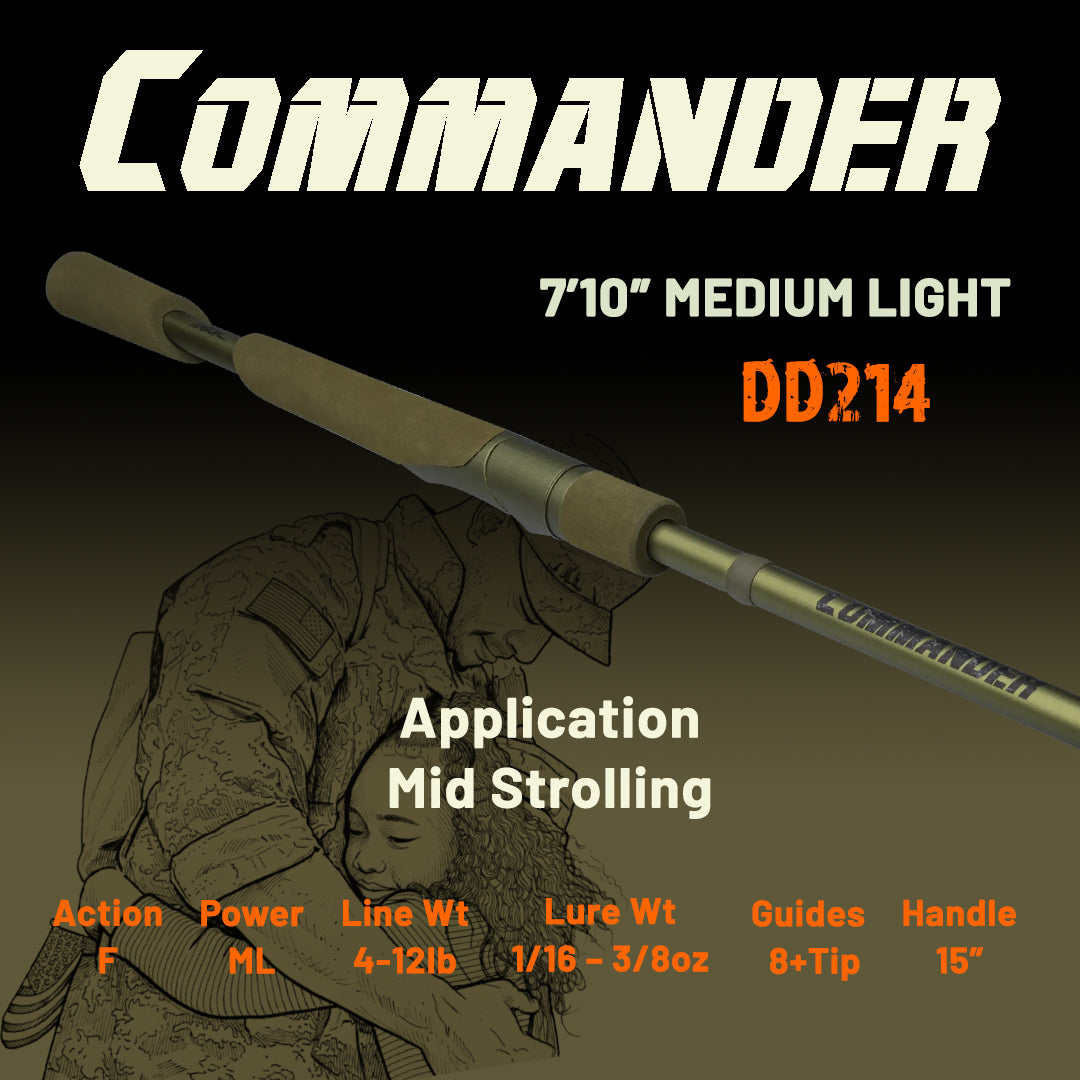 Commander Series Spinning Rod
