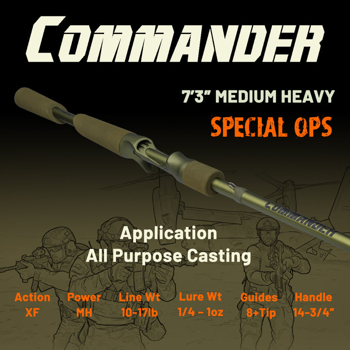 Commander Series Casting Rod