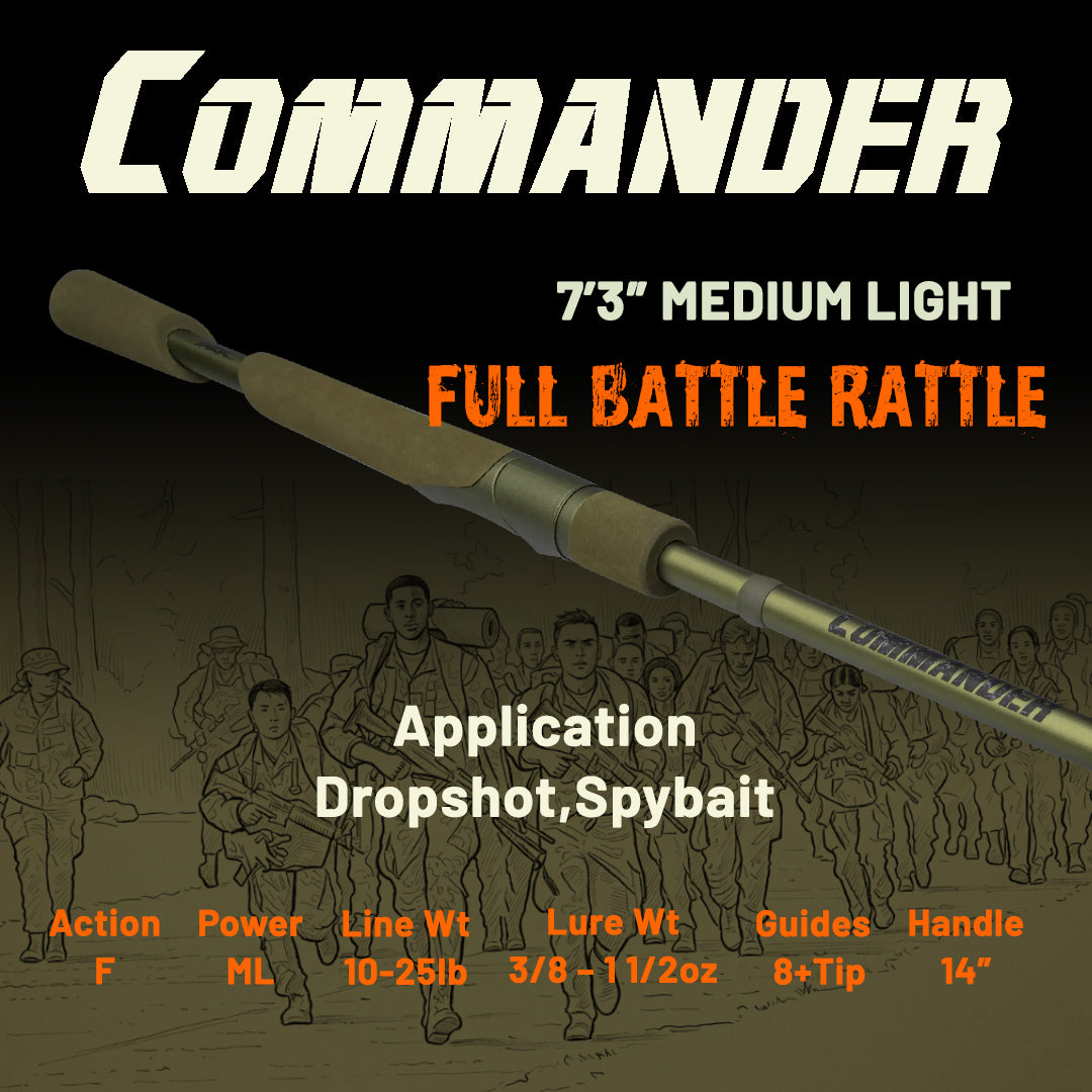 Commander Series Spinning Rod