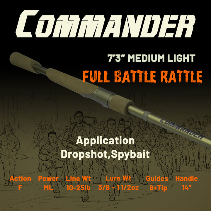 Commander Series Spinning Rod