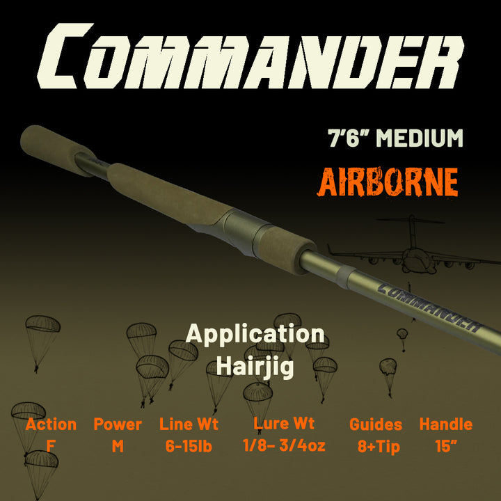 Commander Series Spinning Rod