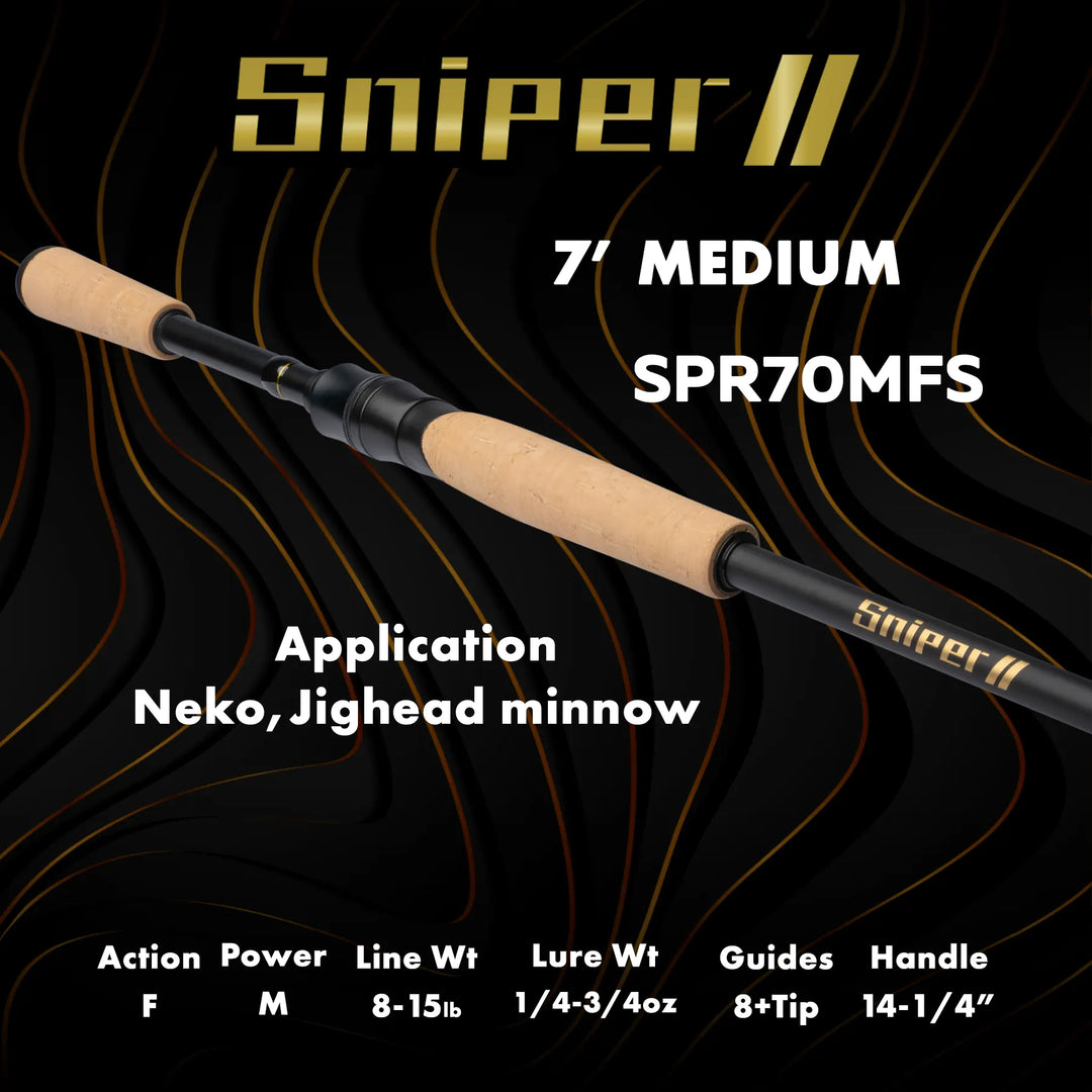 ARK Sniper II Spinning Rod SPR70MFS ARK Sniper II Spinning Rod SPR70MFS