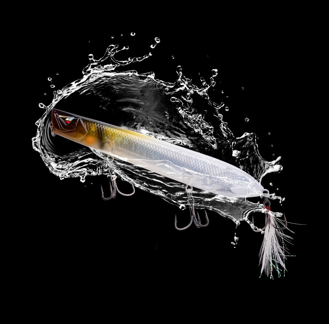 best lure for fishing at arkabutla Ark Topwater Blower TB115 Bone